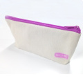 Custom Printed Cheap Eco-Friendly Gots Cotton Bags/Flat Pouch with Zipper